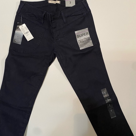 NWT PacSun Bullhead super stretch skinny jeggings Navy Size 3 - Picture 2 of 14